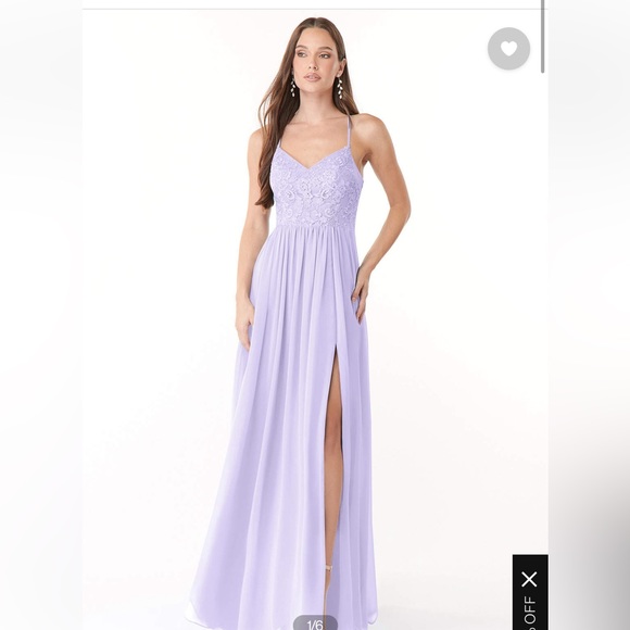 Azazie Lilac bridesmaid dress. Kelia. - Picture 3 of 5